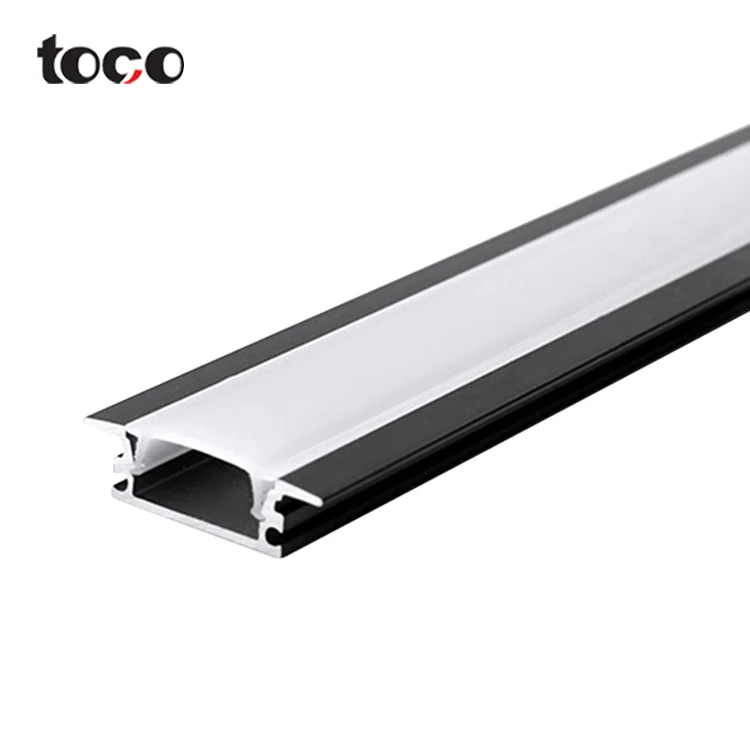 Toco Aluminium Led Profile Black Led Aluminium Profile Led Strip Light Led Aluminium Profile Outdoor