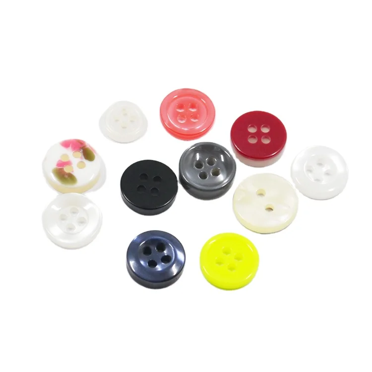 Wholesale Custom Colorful Resin 4 Hole Button for Children Clothing
