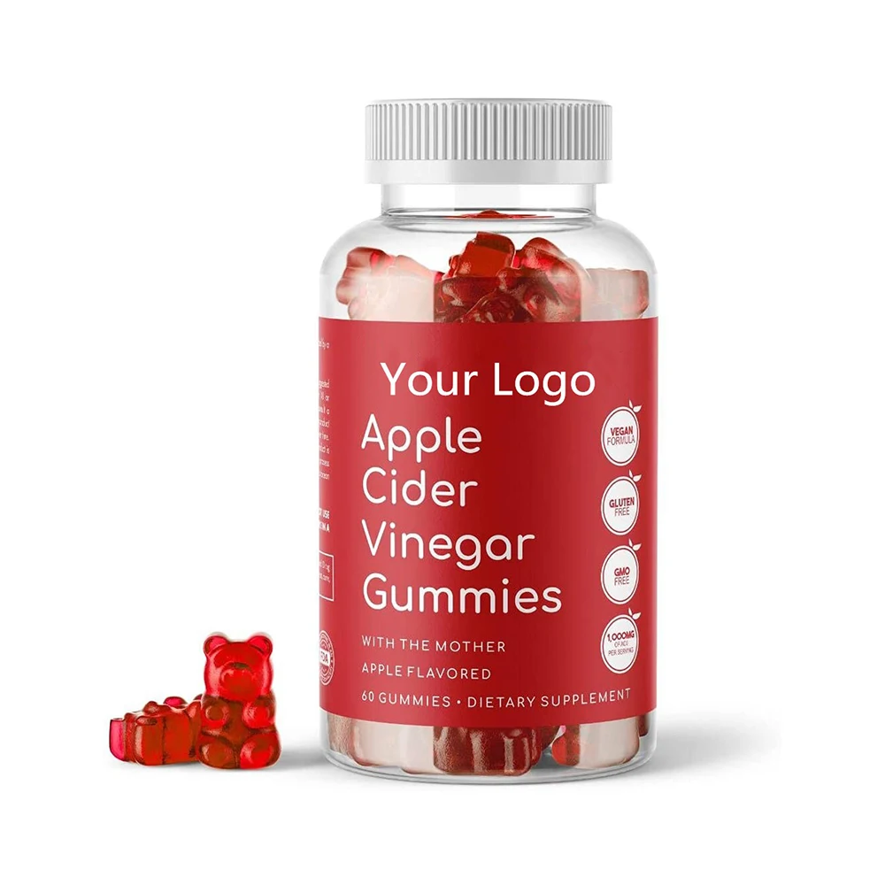 
 Маркировка яблочного сидра, уксуса, жевательные резинки для веганов для снижения веса, поддержки и улучшения иммунной системы, в наличии  