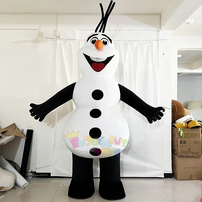Customized Inflatable Olaf Mascot Costume for Adult Parties
