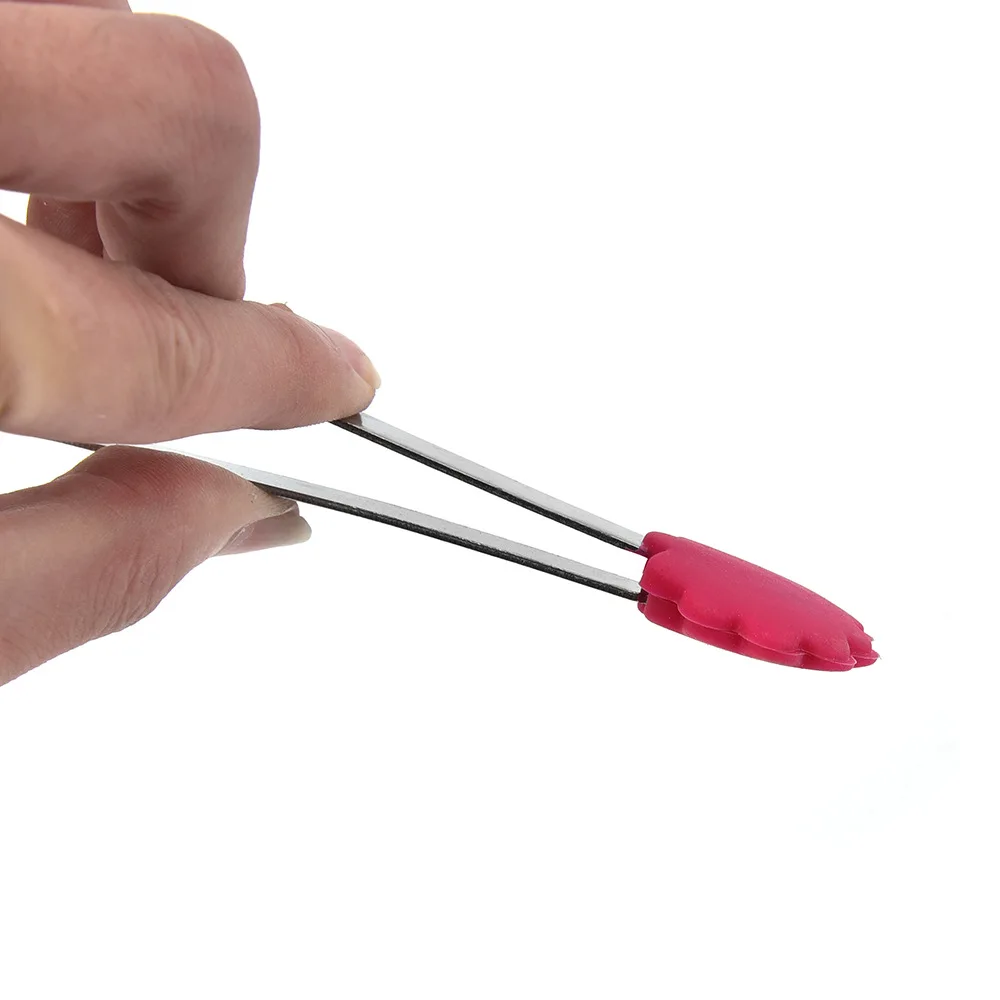 Креативный маленький из нержавеющей стали и силикона мини-зажим для еды не Катание на коньках пальмовый сахар посуда