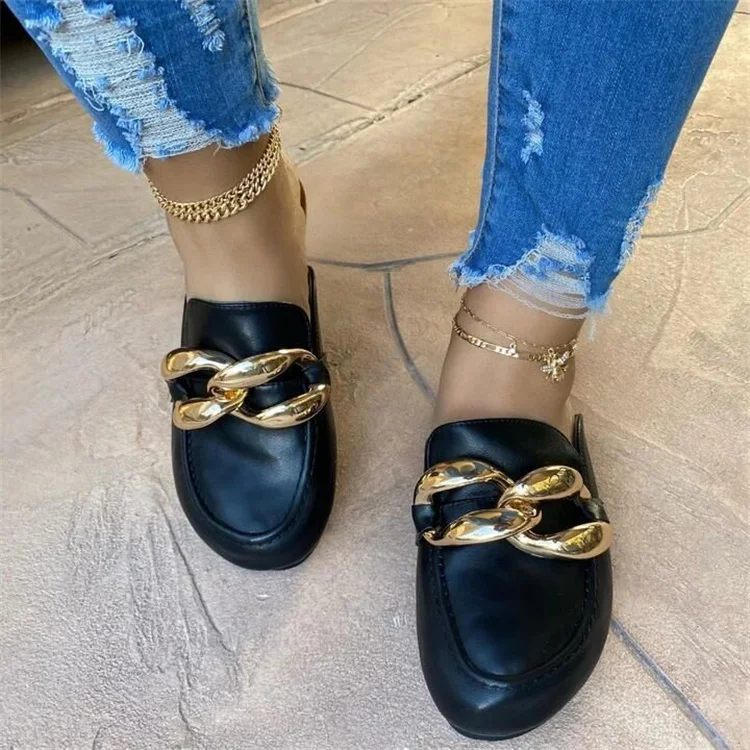 2021 Mujer Flip Flop Plisado Zapatillas Mujer Sólida Plataforma Zapatos de  Mujer de Tejido de Cuero