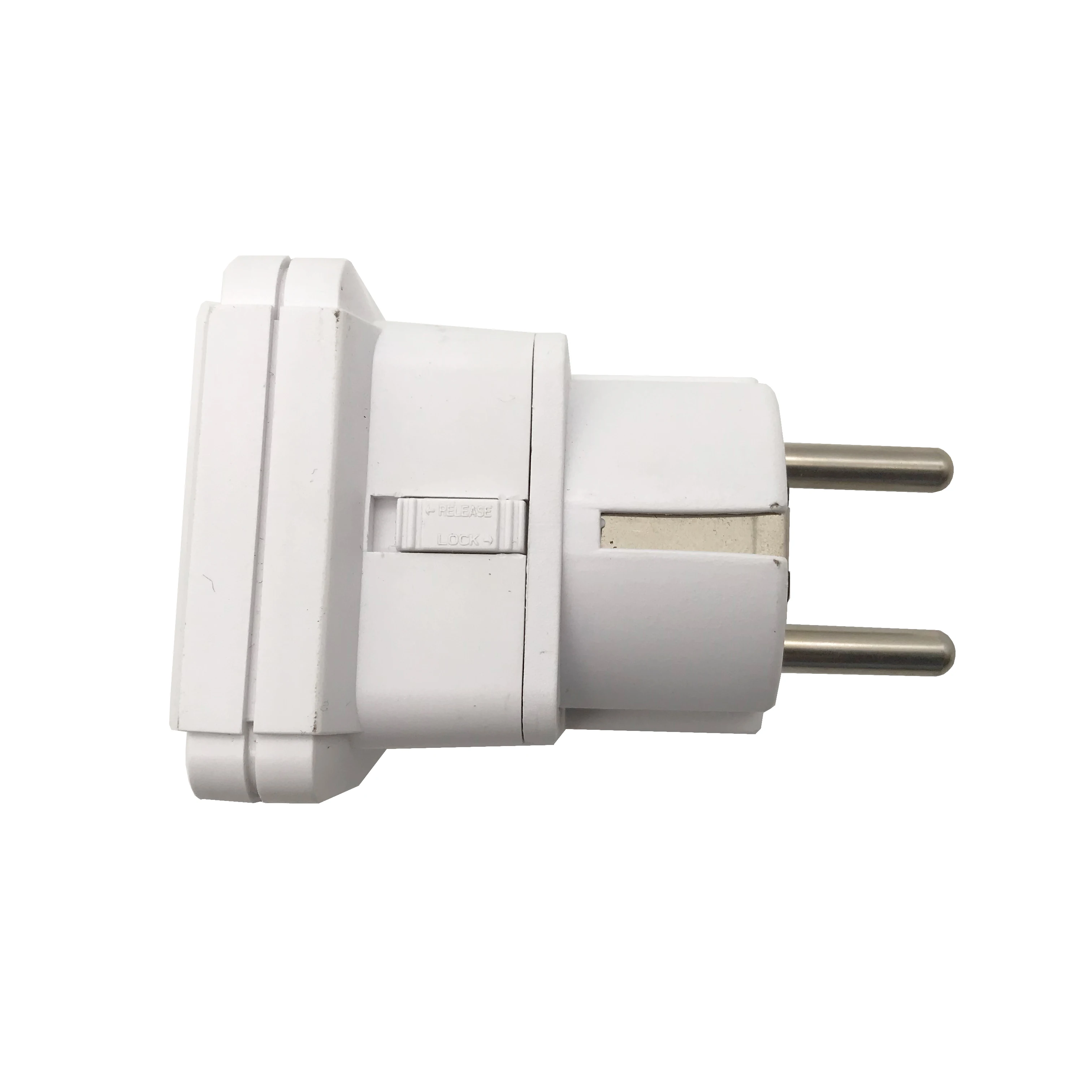 Detachable Plug Power Adapter European Travel Plug Adapter 16A 250V 2 Pin Universal Travel World Adaptor Adapt Surge Protection