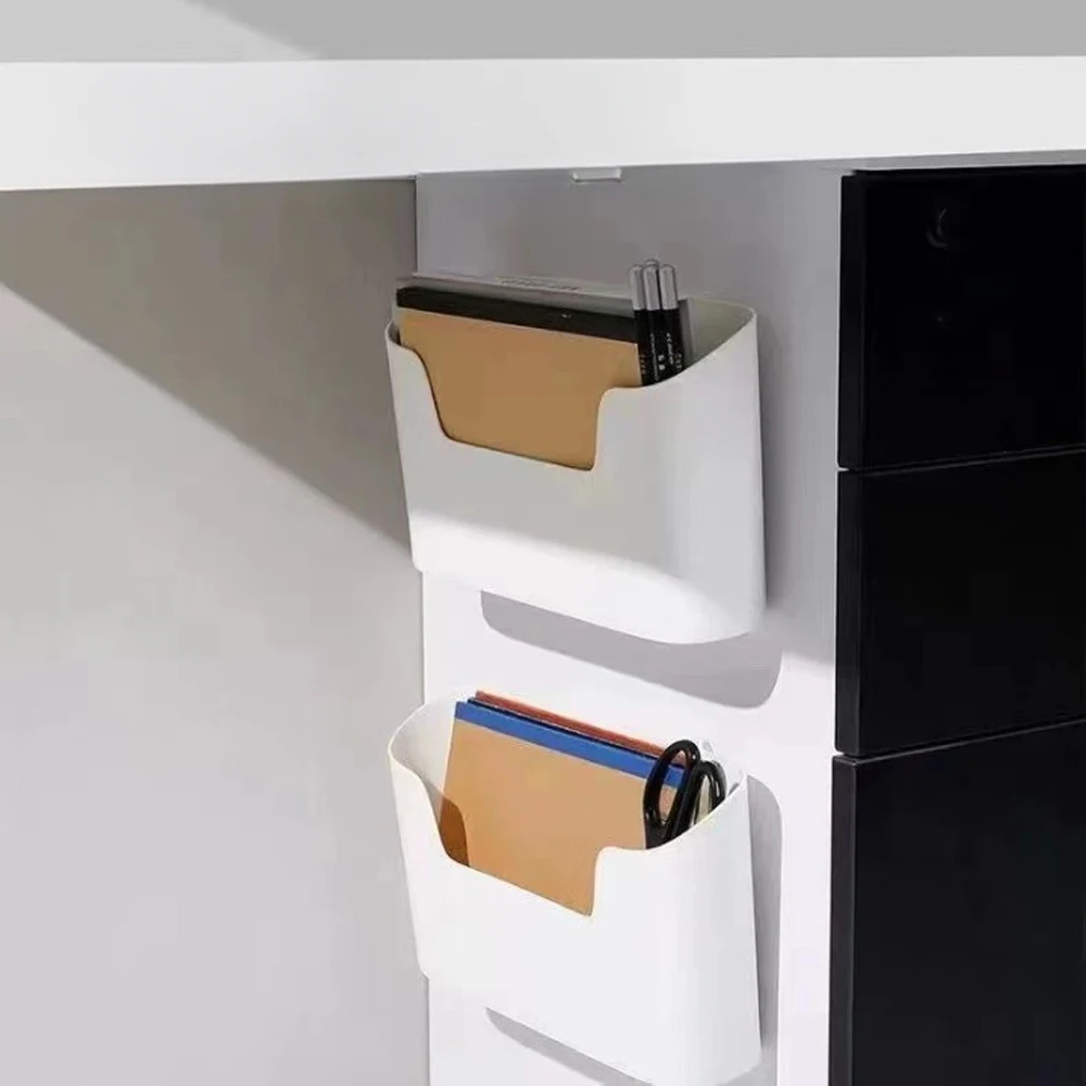 Removable Wall Storage Box Strong Adhesive Backing Ideal for Cosmetics Tools Design for Shower Kitchen