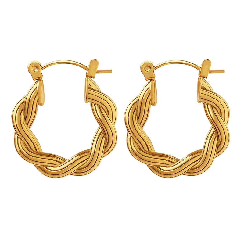 Fashion Earrings Trend 2022 Hypoallergenic Knot Earrings Designer 18k