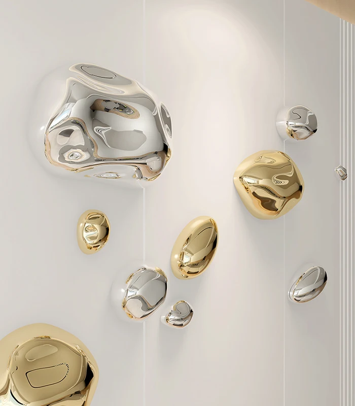 Metal Art Home Decoration Abstract Wall Hanging Accents Luxury Wall Home Decor Dining Room Wall Decoration