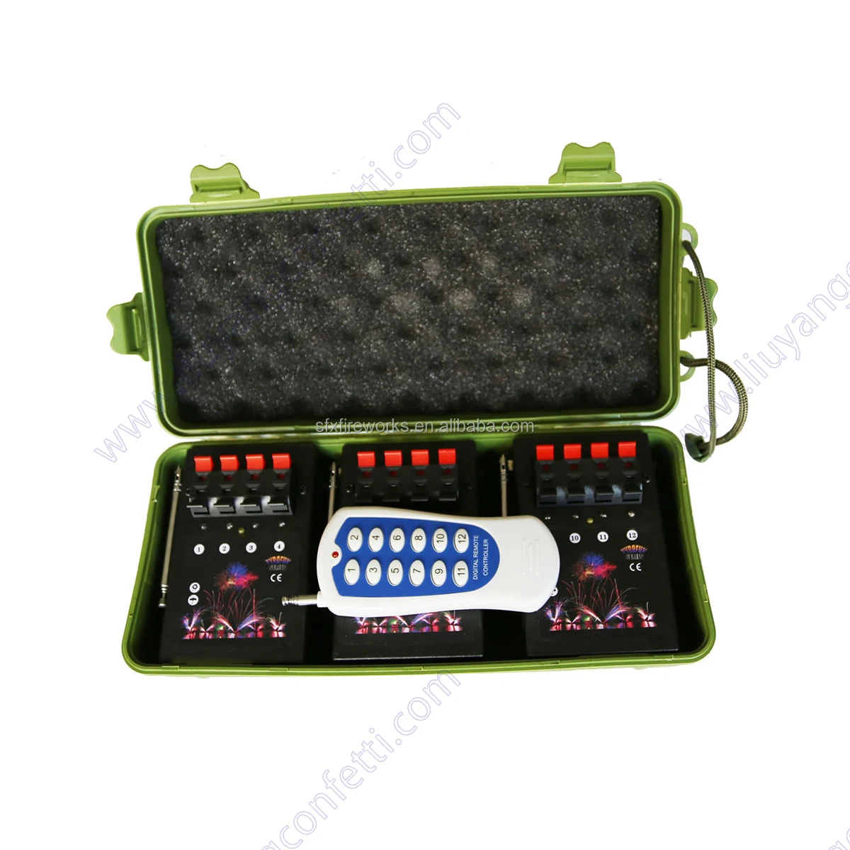 Wireless Remote Control Cold Pyro Long Music Fire Liuyang Pyrotechnic ...