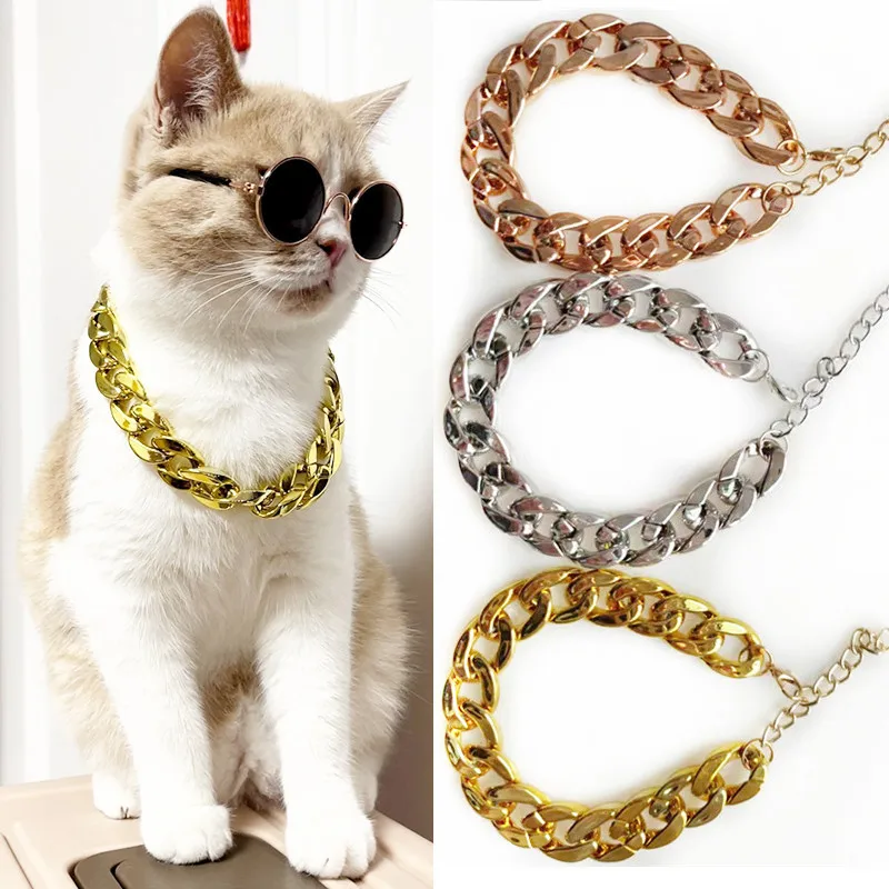 Cuban link cat collar best sale