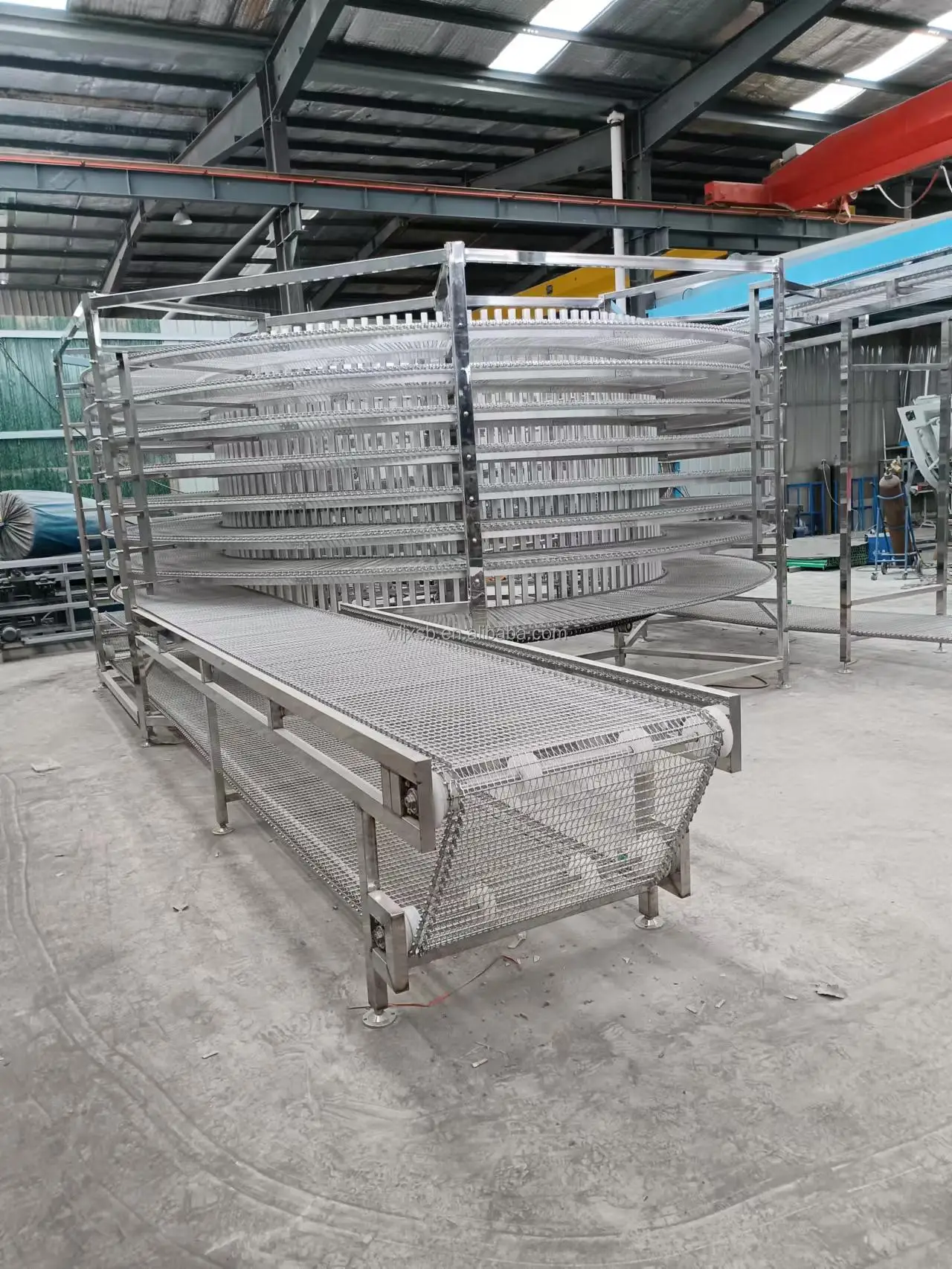 Stainless Steel Mesh Chain Conveyor Belt Food Cleaning Conveyor Belt ...