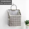Bolsa de pared a rayas grises (gancho incluido)