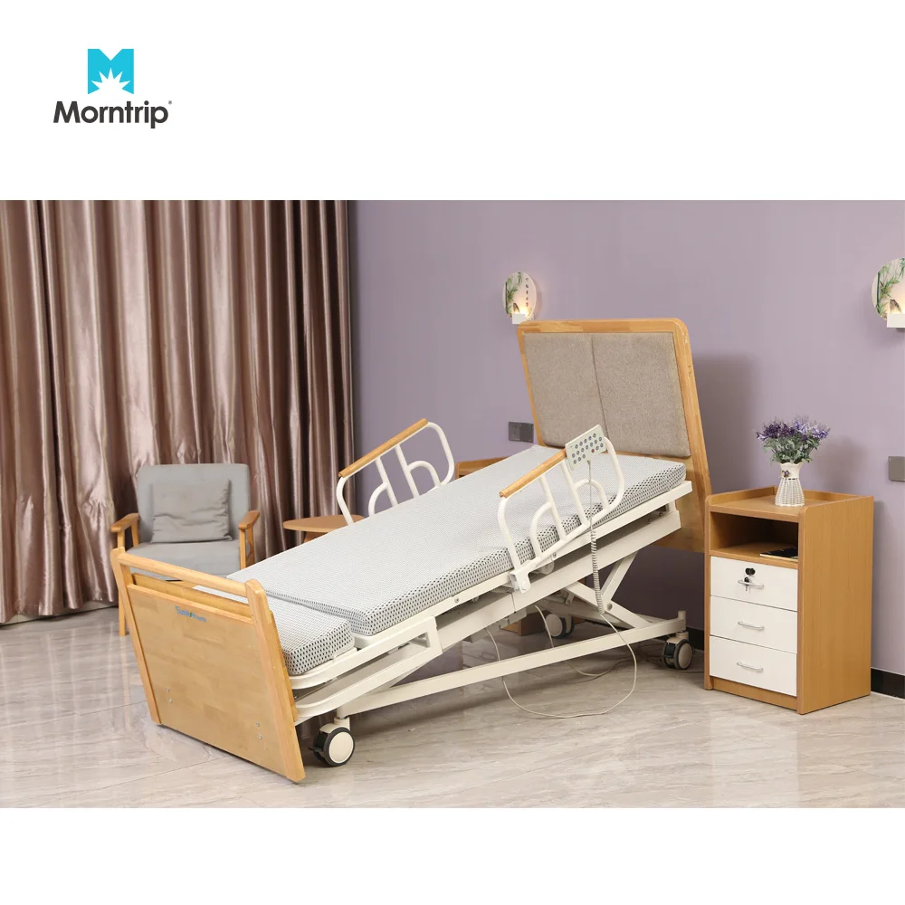 Morntrip High-End Smart Multi Function Electric Adjustable  Nursing Bed Tunisia for Senior Nursing Home