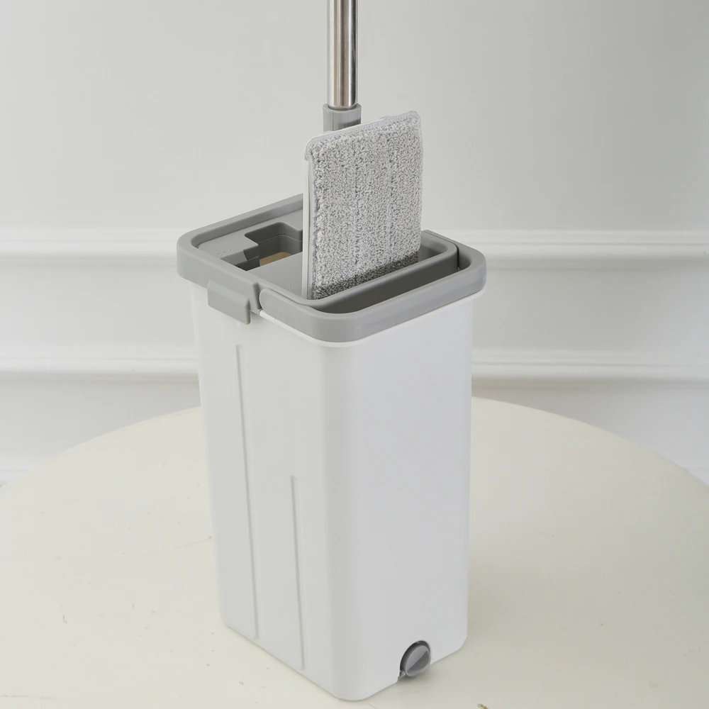 360 Вращающийся самоочиститель пола набор ковшей для швабры Волшебная промышленность легкий коврик воды съемная плоская Швабра домашней уборки