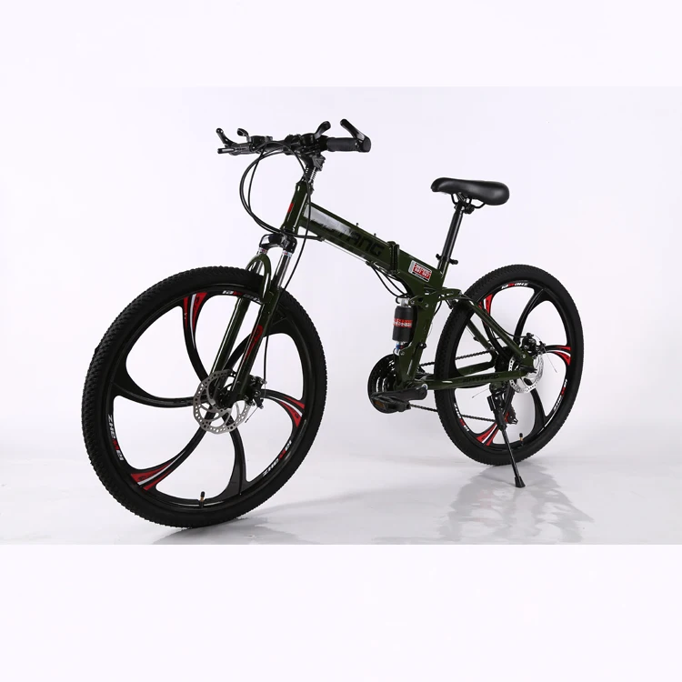 GT自転車 マウンテンバイク 26インチ 折りたたみ全サスペンション