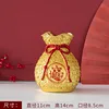 Bolsa de dinero dorada