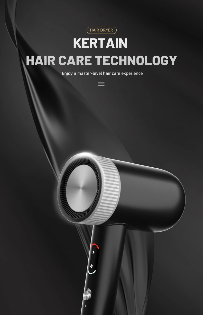 Newest Keratin Hair Blow Dryer Lightweight Fast Dry Low Noise