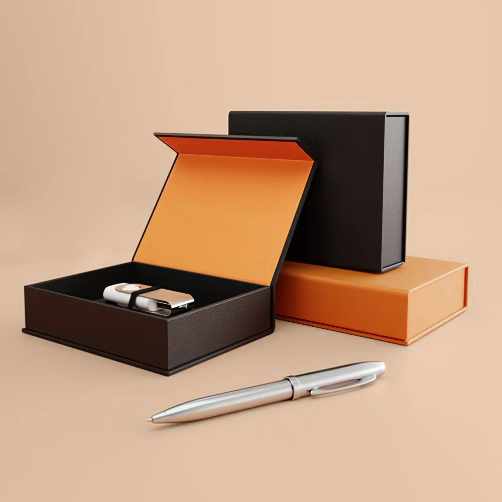 Custom Printing Book Shape Coated Paper Jewellery Bracelet Ring  With Logo Luxury Packaging Box
