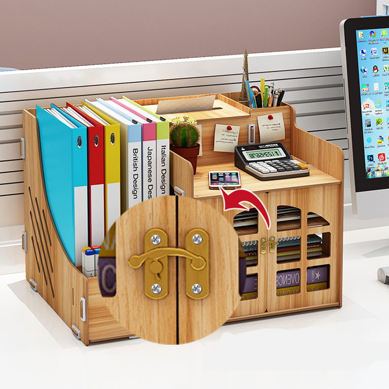 Офисная настольная коробка для приема канцелярские принадлежности для студенческого общежития артефакты папка для размещения полка ручка трубка бумага для рисования