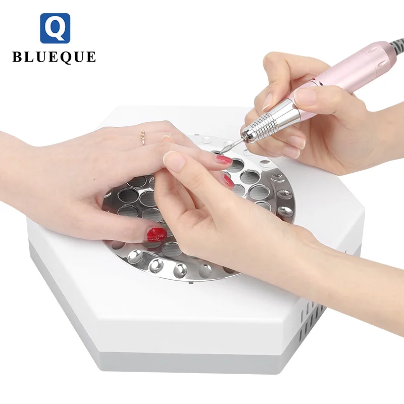 80 Вт для ногтей пылеуловителя (без мешка сбора пыли требуется) Модернизированный мощный лак пылеуловитель всасывание моющего средства вентилятор машина