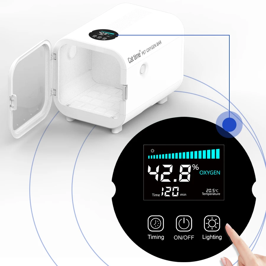 Factory Price Animal Icu Cat Oxygen Chamber Pet Clinic Use Puppy Recovery for Dog Cat Hospital