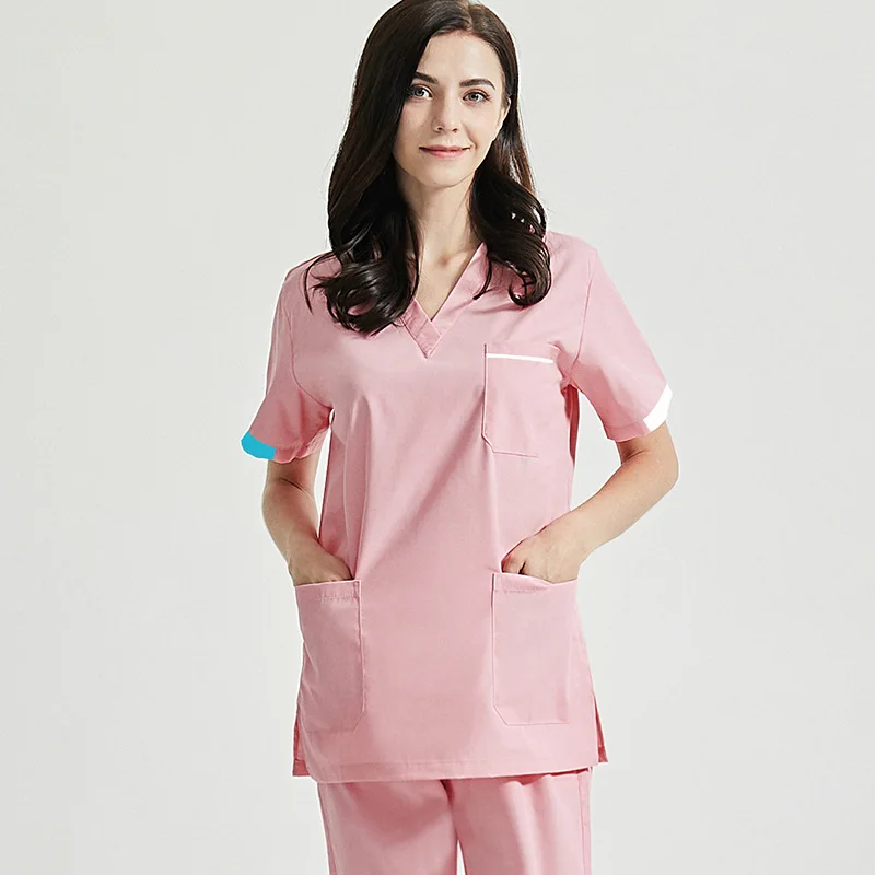 Roze Scrub Uniform Verpleegster Stretch Ziekenhuis Uniformen Verpleging - Buy Verpleegster Uniform Stretch,Roze Scrub Verpleging Product on