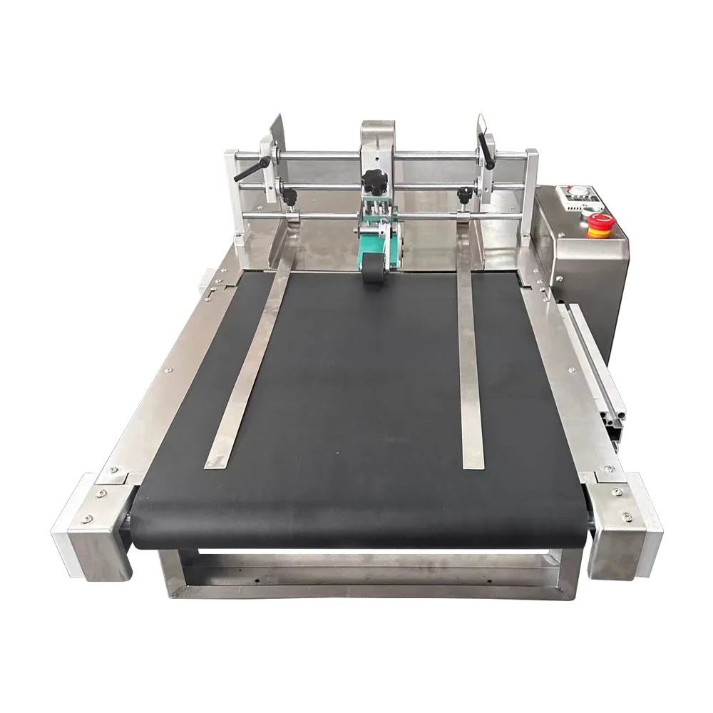 INCODE New Condition 24cm Mini Automatic Feeder Easy to Operate Electric Metal Transfer Food Paging Rubber Belt Conveyor