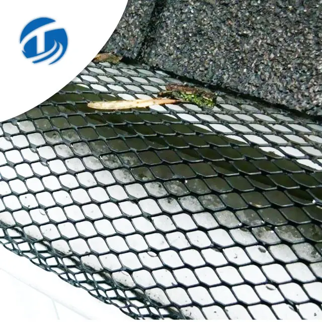 Aluminum Sheet Gutter Guard Mesh No Blocked Leaves Gutters Guttering