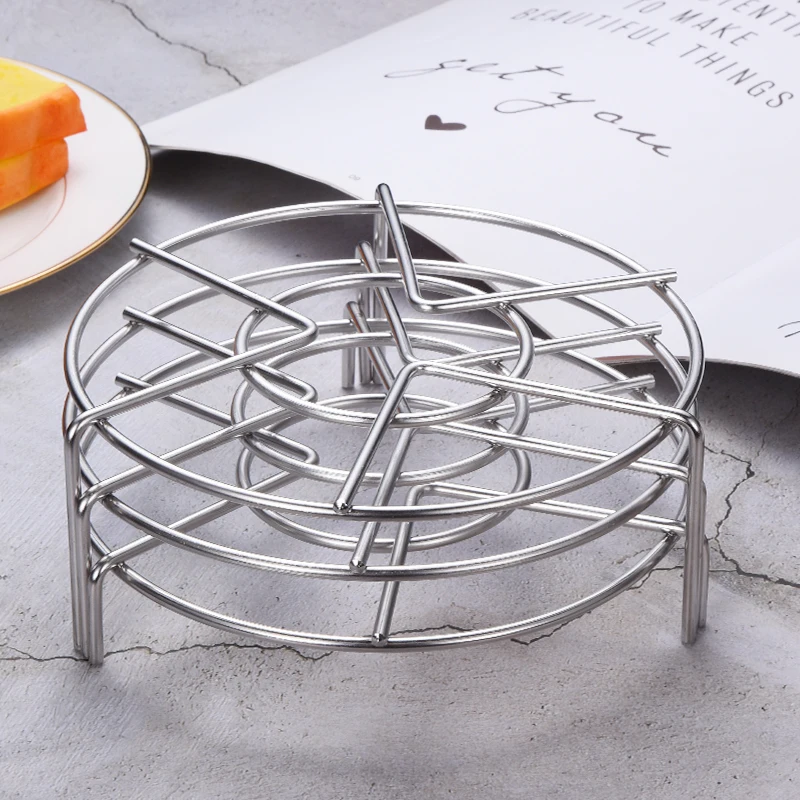 Heavy Duty Round Durable Multi-functional Eco-friendly Metal Steam Water Separation Cookware Rack 2