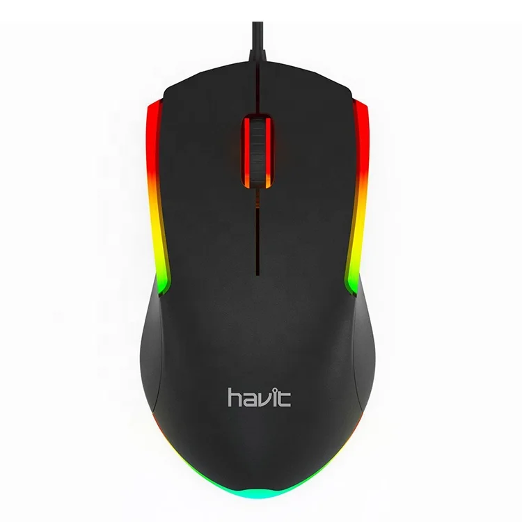 Havit MS69-6D Wired RGB Light Mini Mouse - Custom Logo Ergonomic