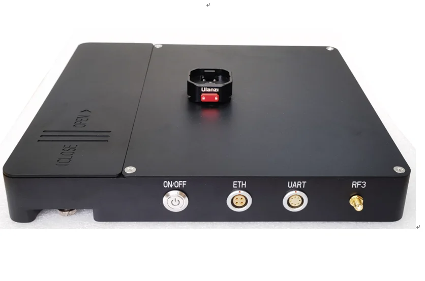 H1e821e4b9e734e92a35ac3200caaf63aB Drone HD Radio Communication Equipment Video Data Link Tracking Head Adapted to All-in-one Device Box With Graphics and Numbers