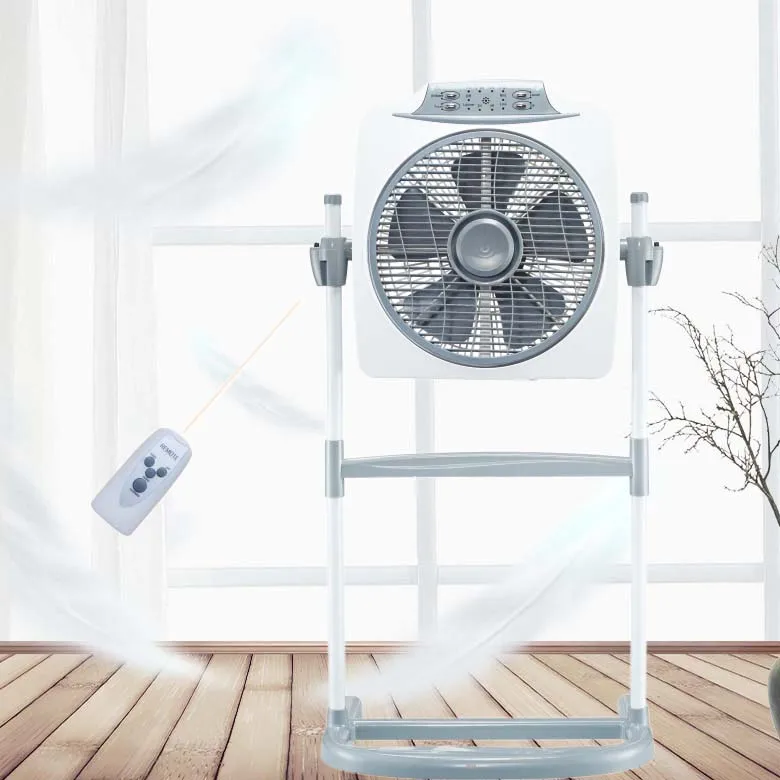 Hot Sale 3 Speed Setting With Timer With Stand Electric Box Fan With Or