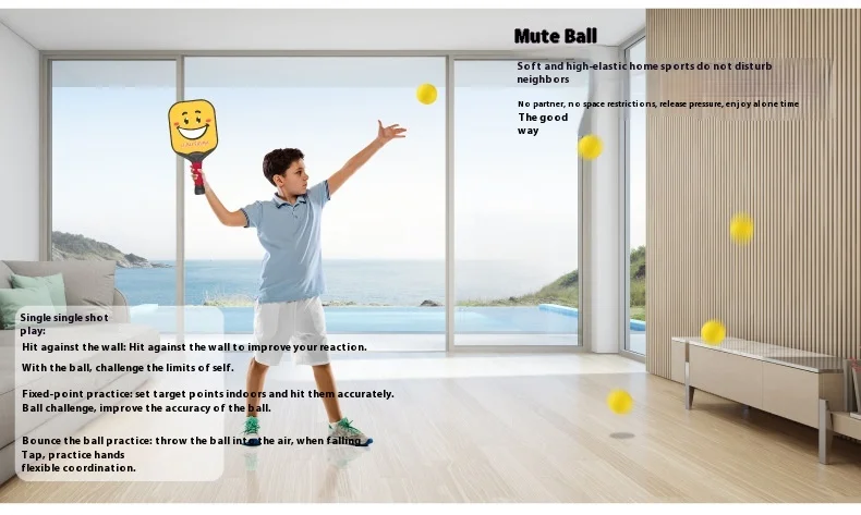 Customizable 2026 Version Pickleball Paddle Set with Ball - Image 9