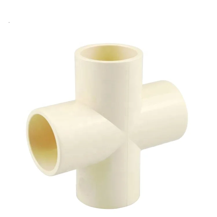 ASTM sch40 pvc pipe fittings names cross tee