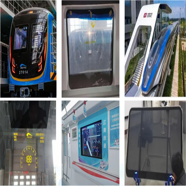 Customized Hot-bent Double-curvature Tempered Laminated Insulating Glass for High-speed Rail, Ship and Aircraft Front Windshield