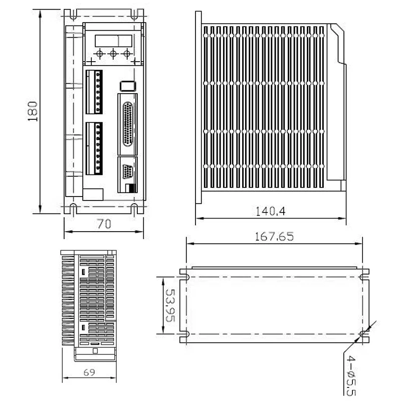 SS1108-BZ-ZX AC Hybrid Servo Drive Stepper Motor Cable Set