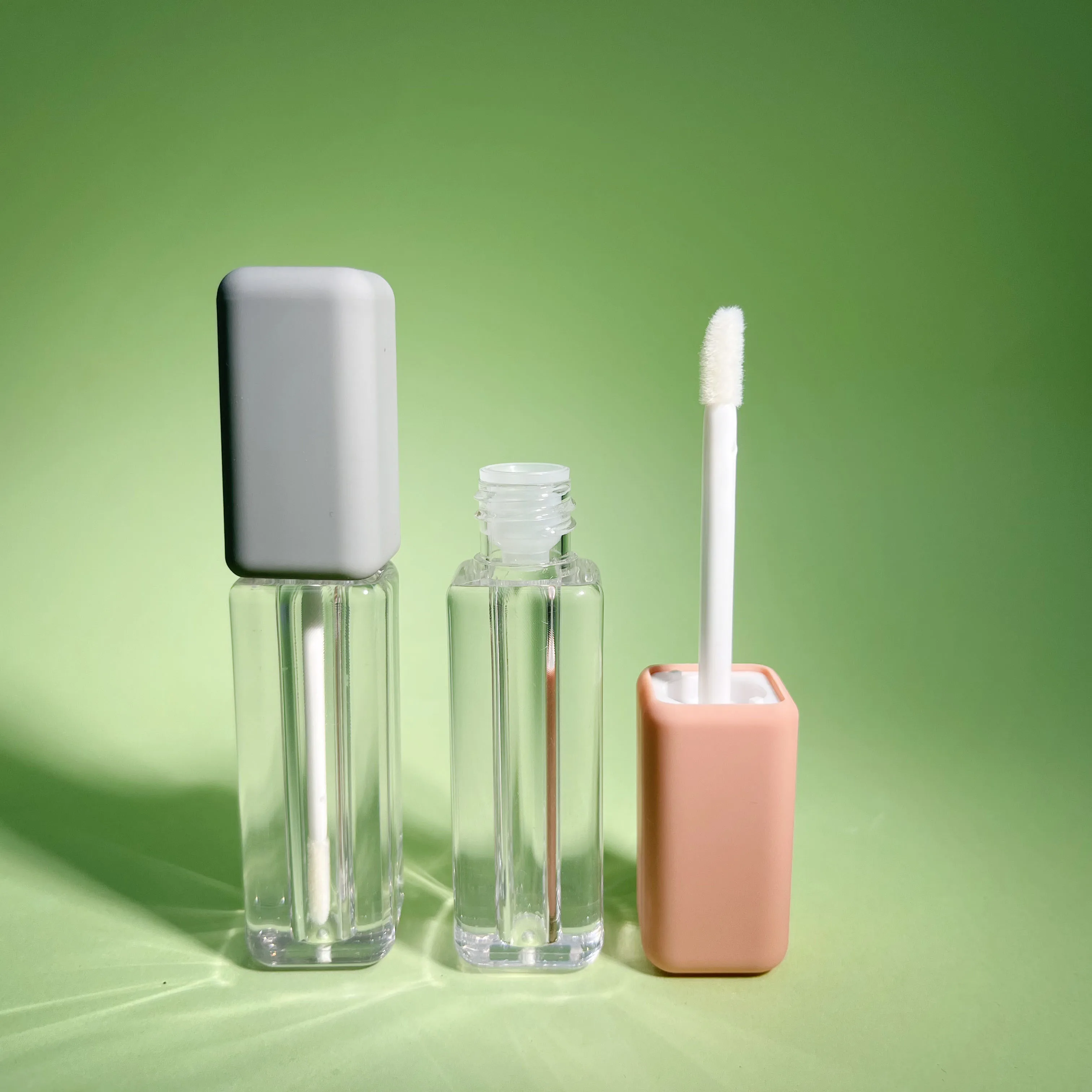 product 25ml hot sale square clear lip gloss tube plastic lip glaze empty tube can be customized color and logo of plastic empty bottle-26