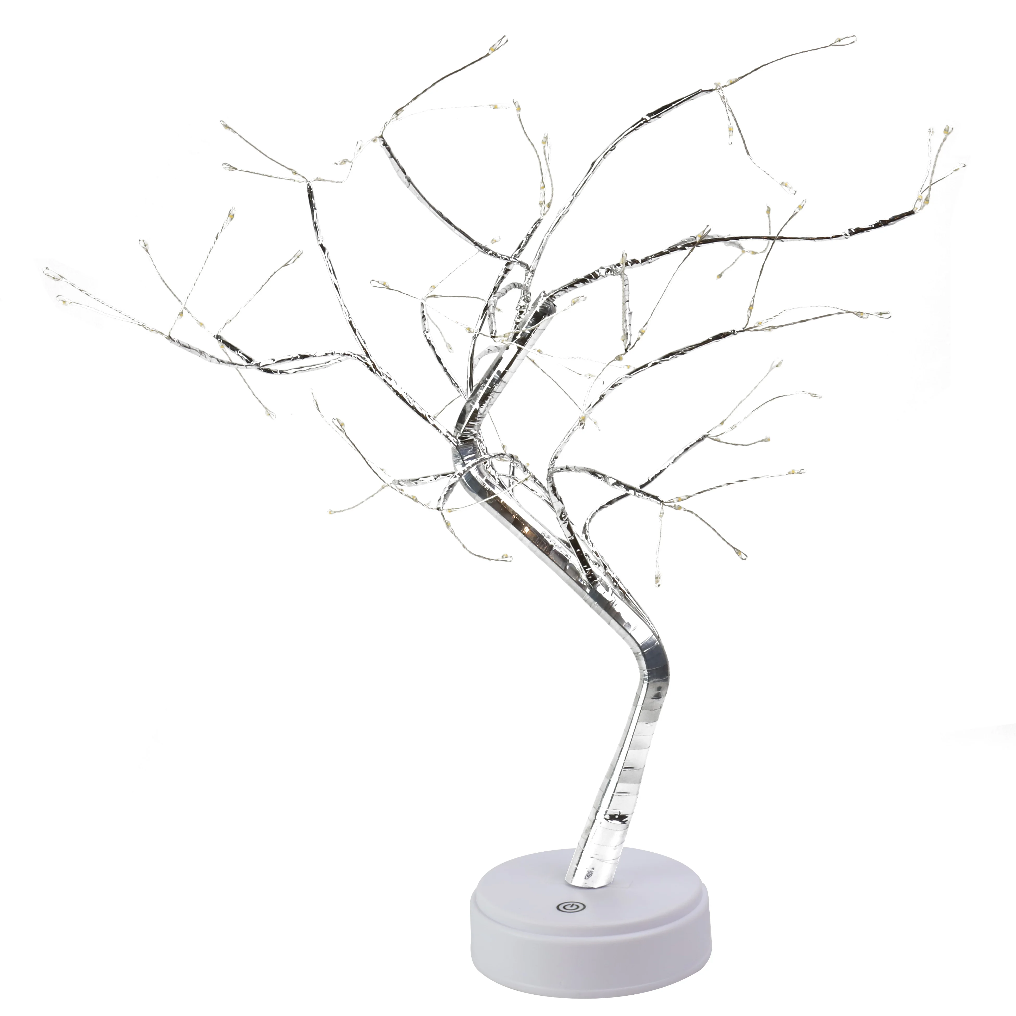 Lighted Tree Lamp Copper Wire Tabletop 108 Leds Bonsai Tree Diy ...