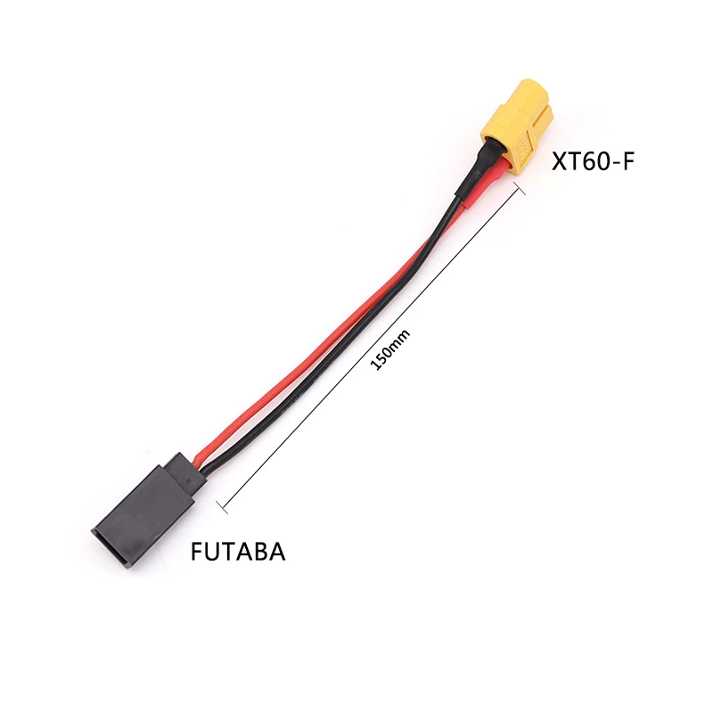 amass xt60 weiblichen stecker zu futaba jst sm männlichen stecker lade  adapter kabel konverter blei 20awg 150mm draht für rc batterie