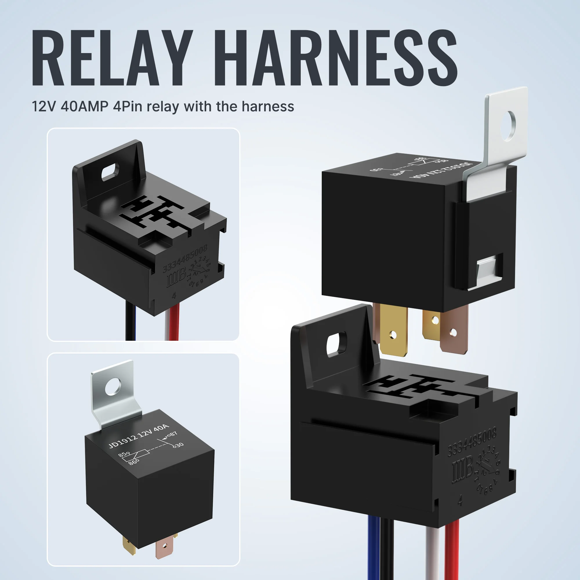 Interruttore A Levetta 3 Gang Taiss Con LED Rosso - 12V 20A, Pannello Metallico, Impermeabile, Per Auto Da Corsa E Applicazioni Pesanti