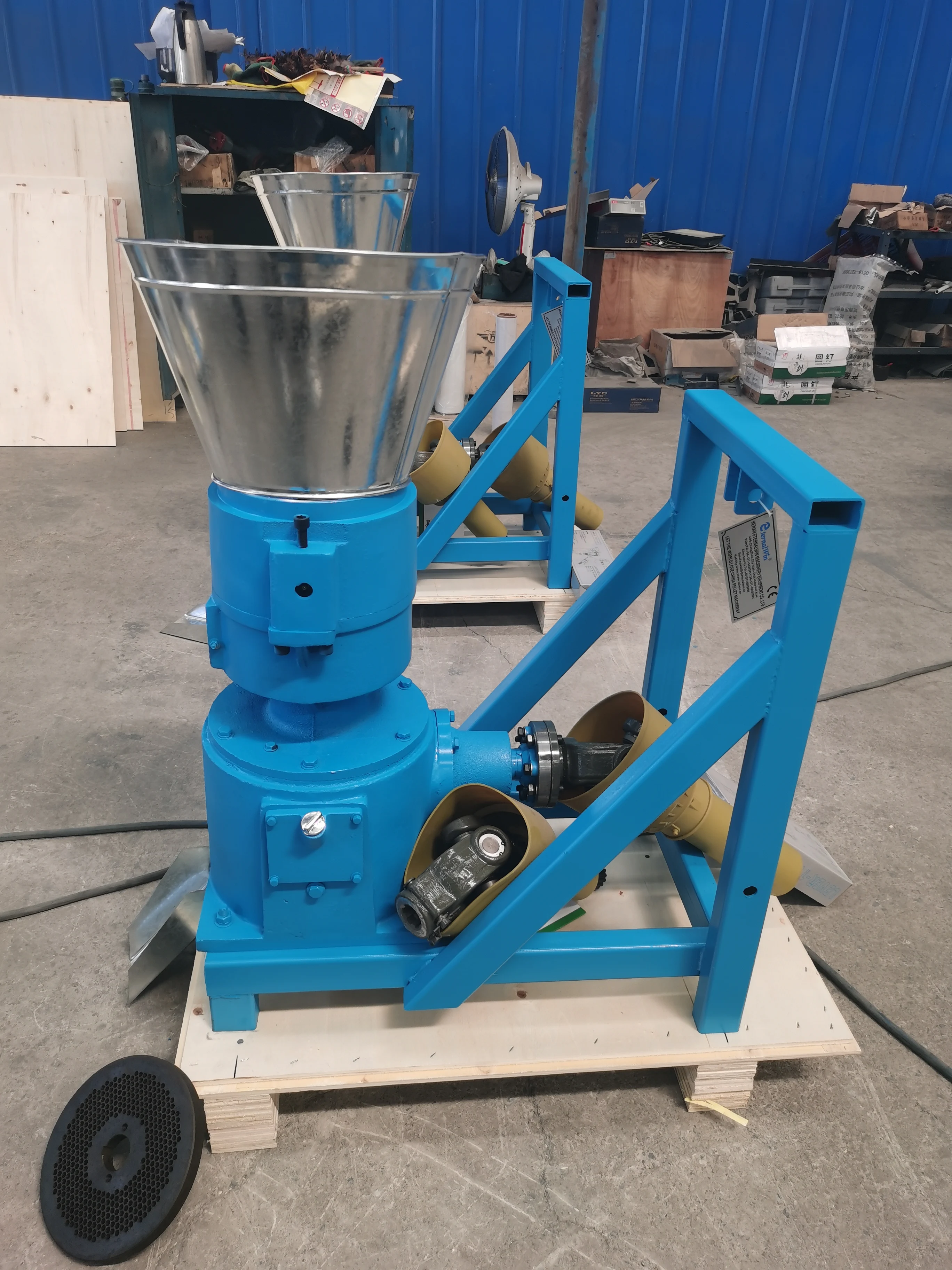PTO Biofuel Making Machine Grass Wood Granules Boiler Pellet Biomass Machines Pallet Pellet Press Machine