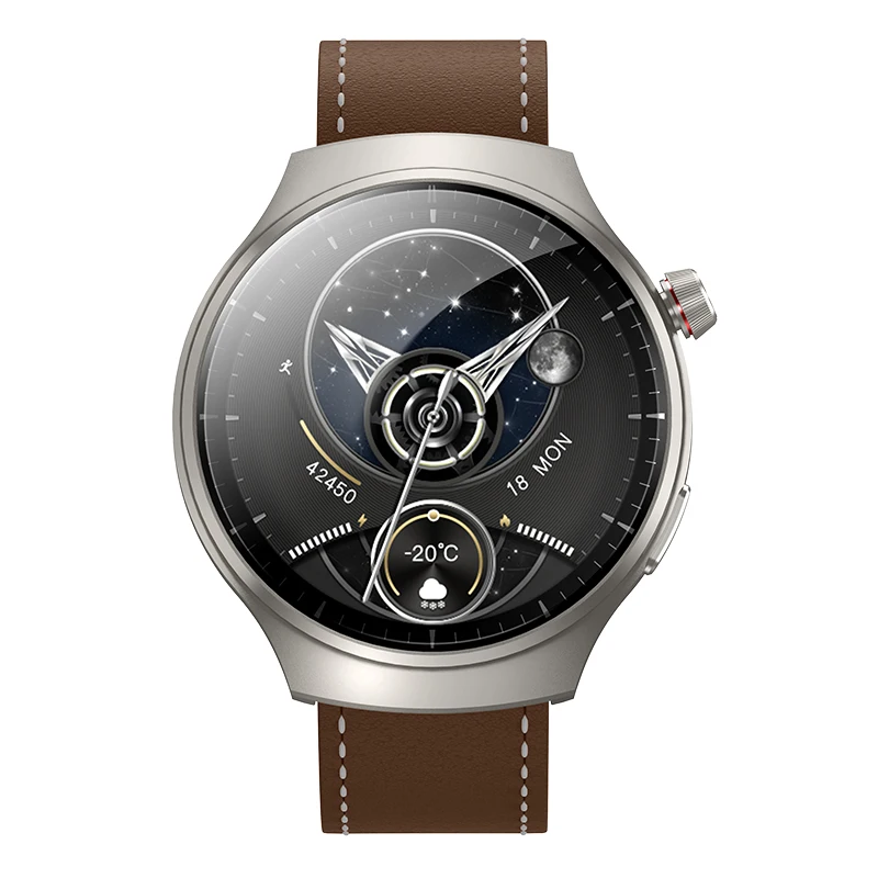 XZT Round HW6 MAX Smart Watch - Touchscreen & IP67 Waterproof