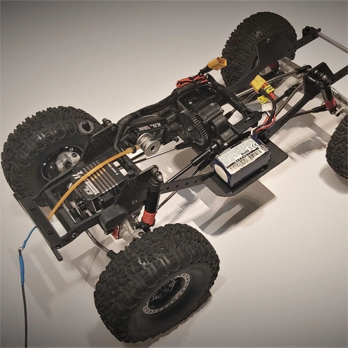 AGFRC Low Profile Programmable 18KG 0.11Sec Coreless Motor Metal Gear Smart Waterproof 360 Degree Winch Servo for RC Cars Robots