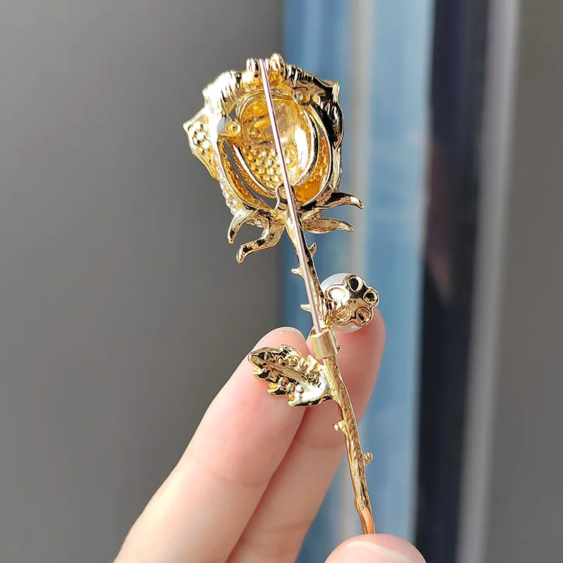 slim fit dress slacks Rose Gold Personalized Photo Boutonniere Lapel Brooch Pin – Pendant Place main image 0