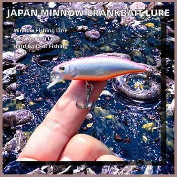 China Lure Minnow Crankbait 52mm 4.5g Artificial Wobbler Sinking Bass Trout Fishing Lure for Lake and Stream – Minnow – view 3