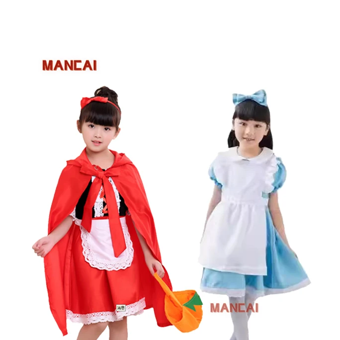 Halloween Little Red Riding Hood Alice Cosplay Costume Halloween Little Red Riding Hood Alice Cosplay Costume