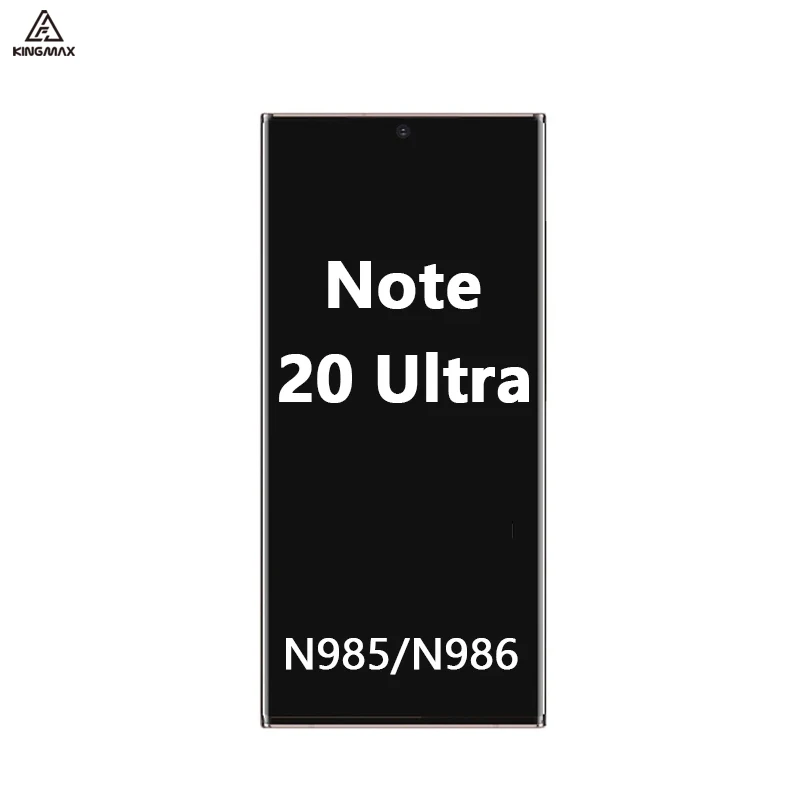 N986U N986B N985U N985F OLED Display Touch Screen Panel Frame Fingerprints  for Samsung Note20 Ultra Screen Replacement Phone LCD