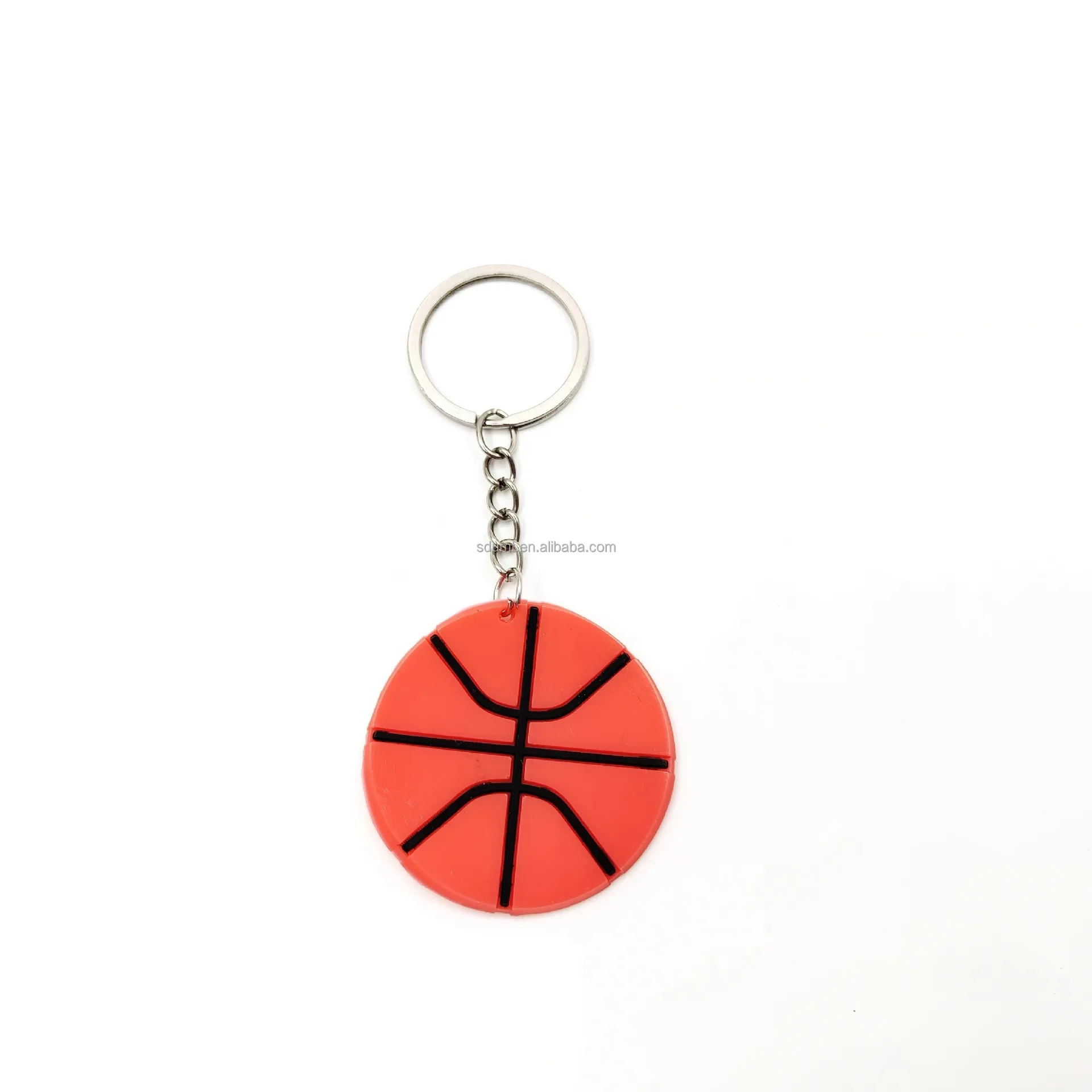 Various Custom Designs Basketball Rugby Soft Pvc Ball Keychains Rubber ...