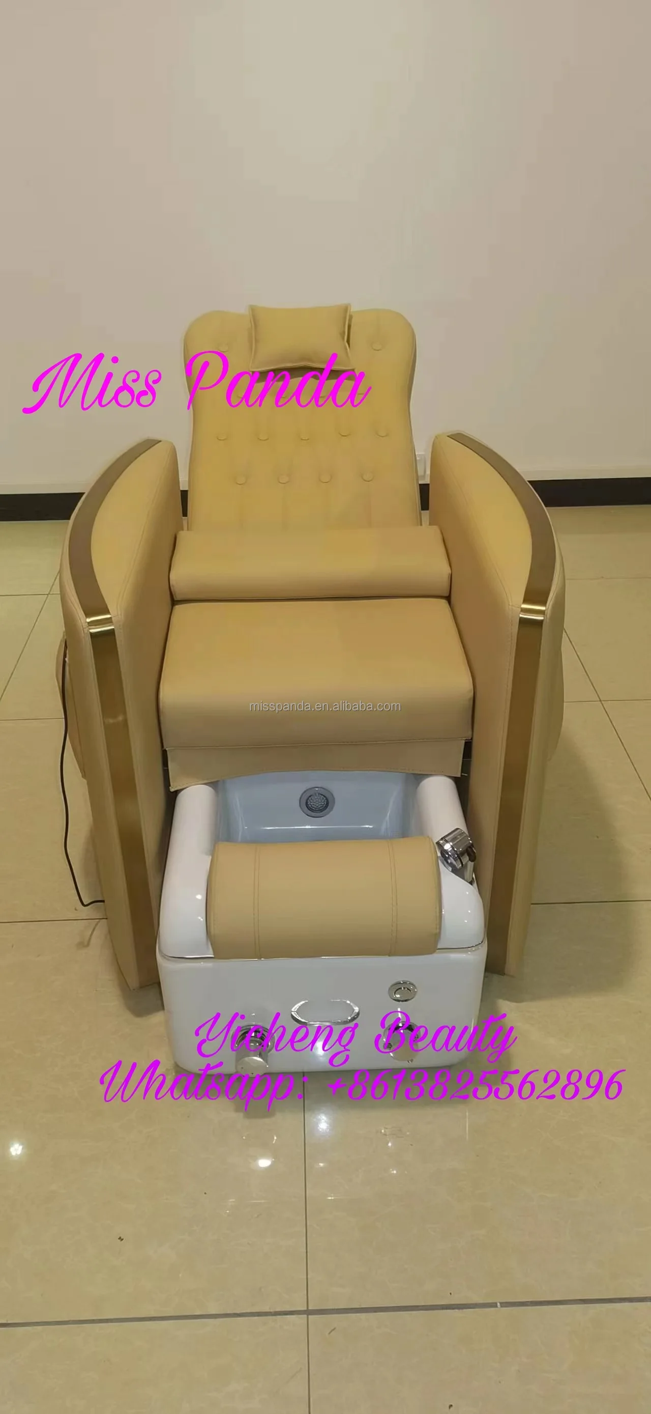 Yicheng Beauty Modern Luxury Beauty Nail Salon Furniture Pipeless Whirlpool Foot Spa Massage