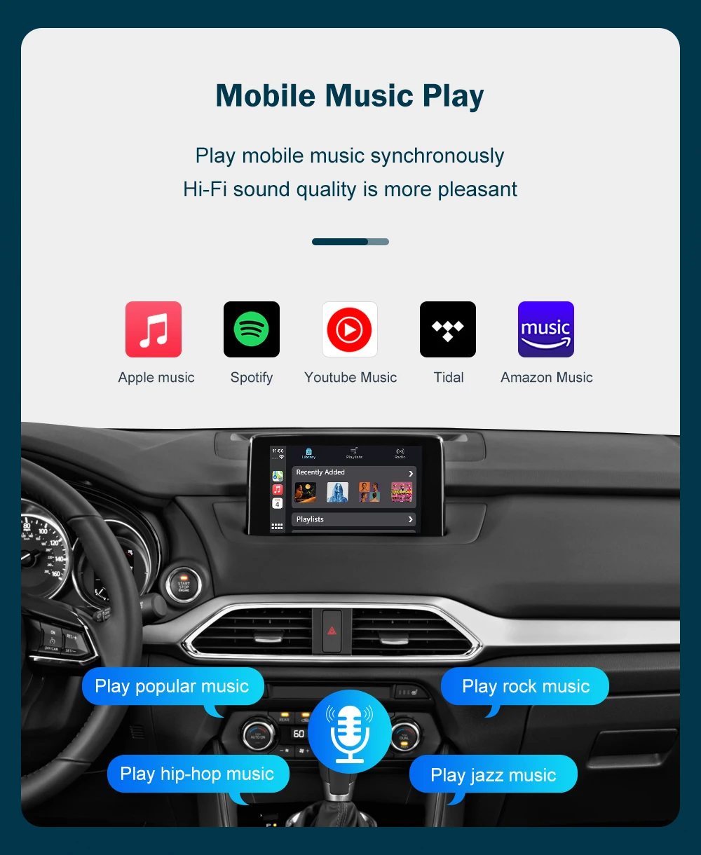 Mazda Retrofit And Upgrade Apple Carplay And Android Auto Mazda2 Mazda3