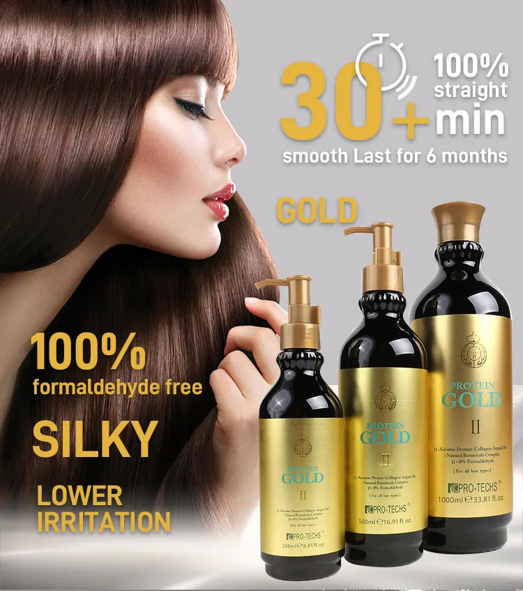 Wholesale Hair Salon Gold Keratin Chocolate Hair Treatment Caring For