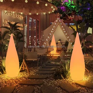 Commercial Christmas Holiday Decor Outdoor Waterproof Plastic Led Rechargeable Floor Lamps Home Decor Modern Home Decor Lights
